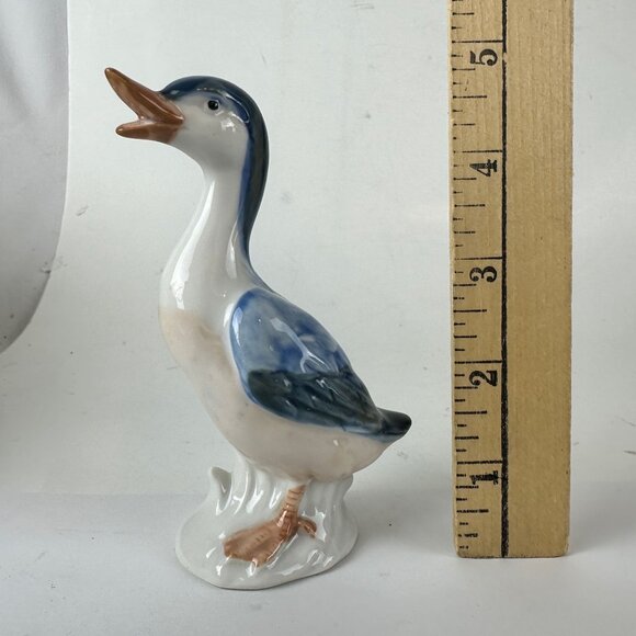 Vintage Otagiri Ceramic Duck Figurine 5" Tall - Picture 5 of 5